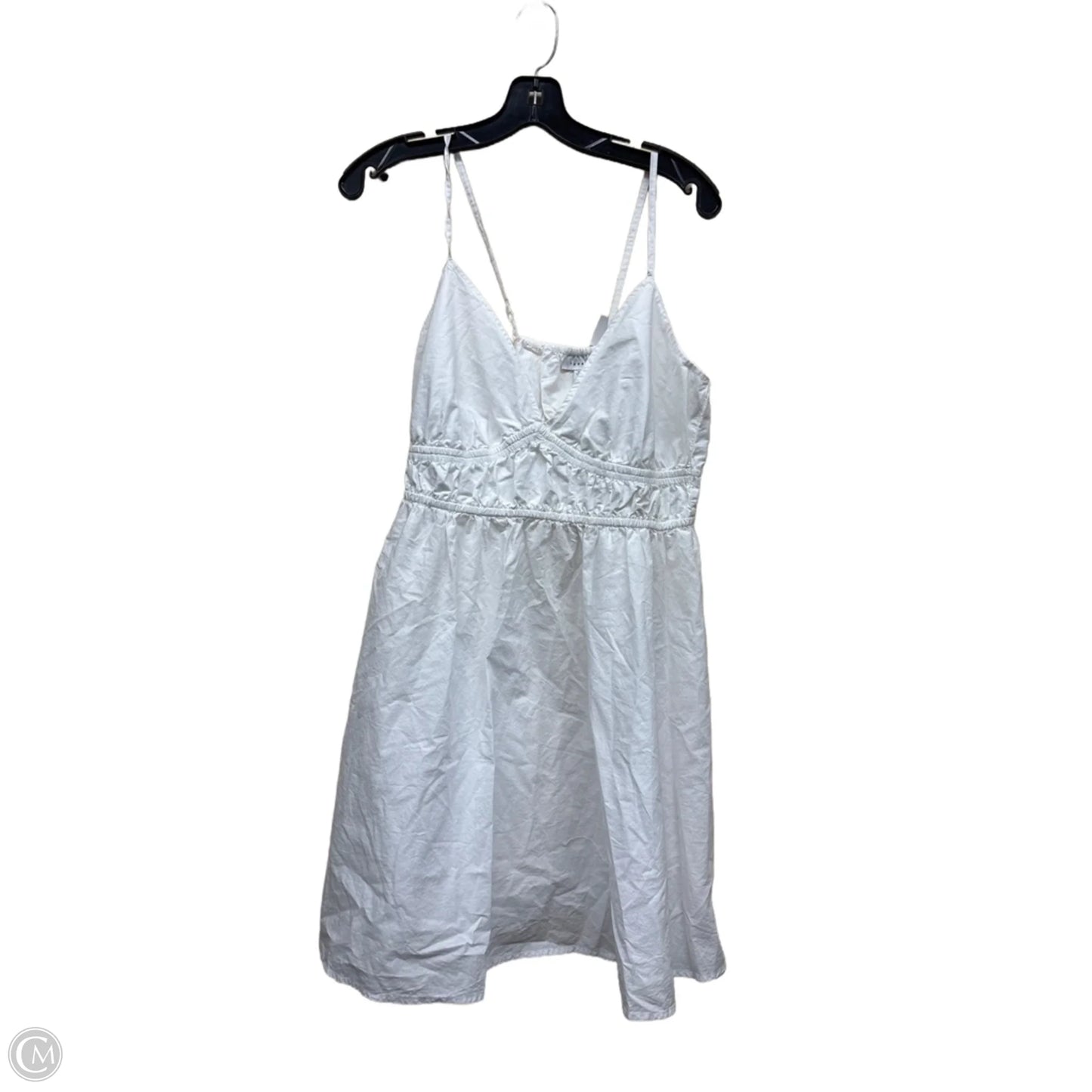Dress Casual Midi By Top Shop In White, Size: 12