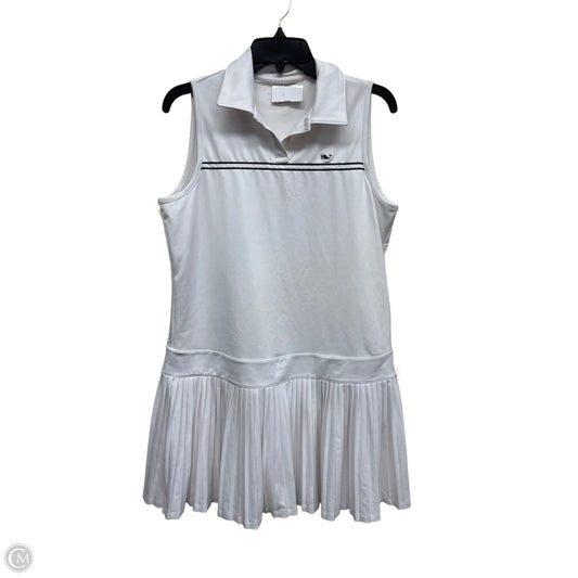 Athletic Dress By Vineyard Vines In White, Size: M