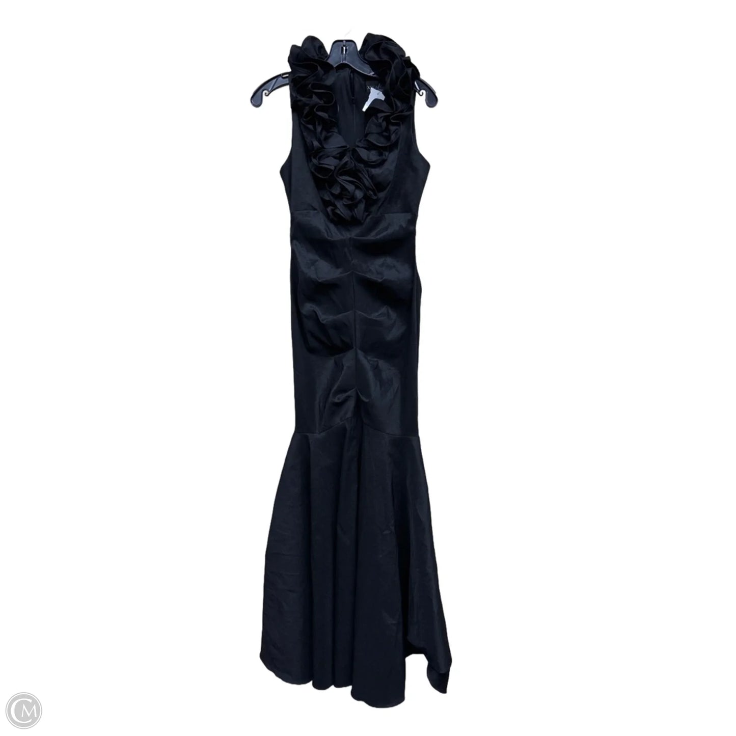 Dress Party Long By Clothes Mentor In Black, Size: 6
