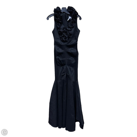Dress Party Long By Clothes Mentor In Black, Size: 6