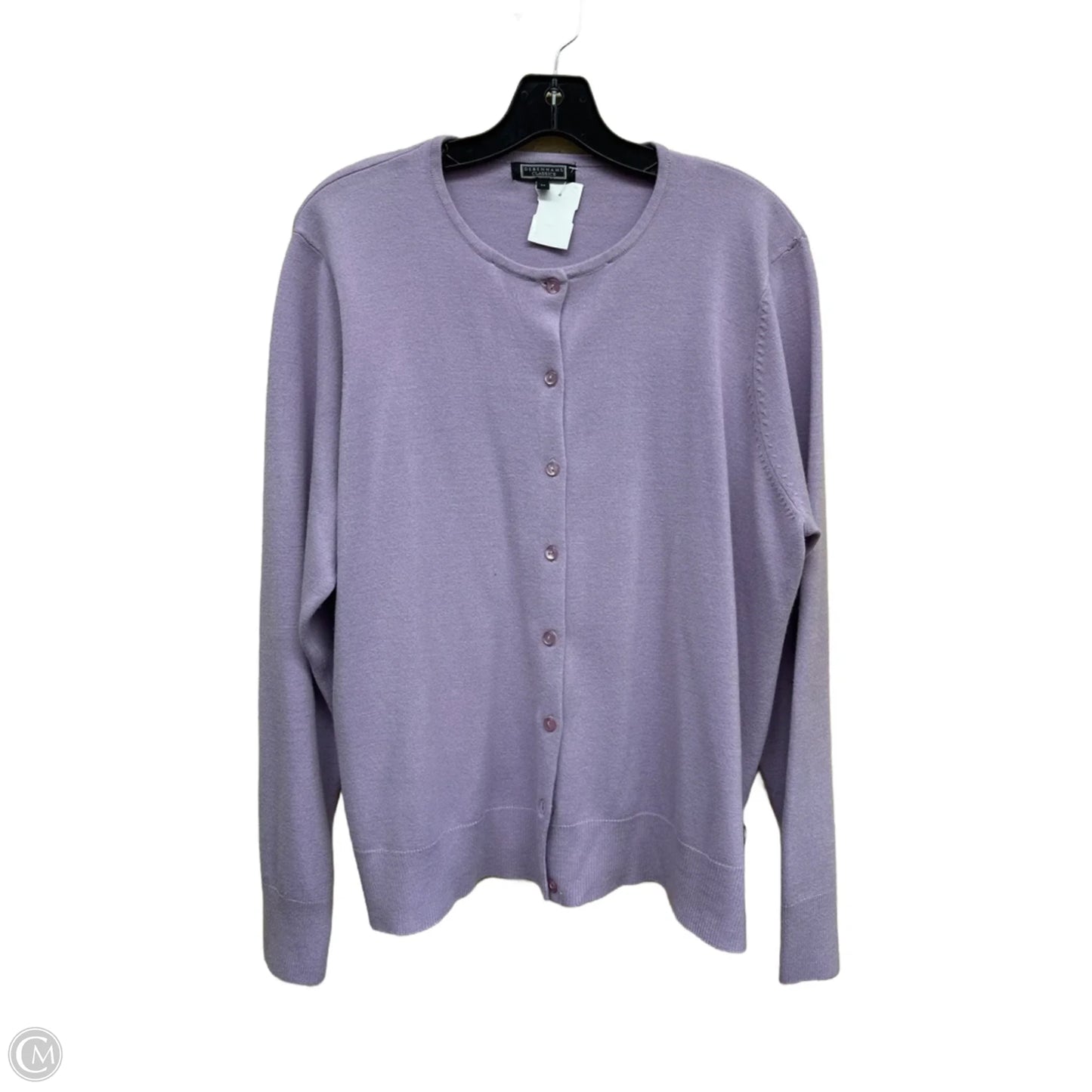 Cardigan By Clothes Mentor In Purple, Size: 20