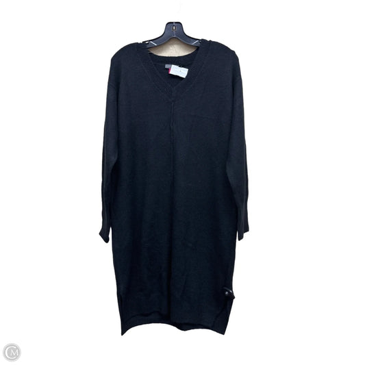 Dress Sweater By Vince Camuto In Black, Size: L