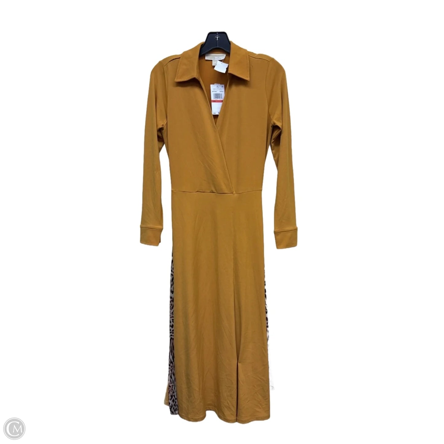 Dress Casual Maxi By Michael By Michael Kors In Yellow, Size: Xs
