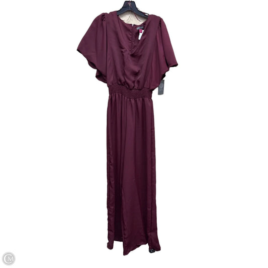 Jumpsuit By Vince Camuto In Maroon, Size: S