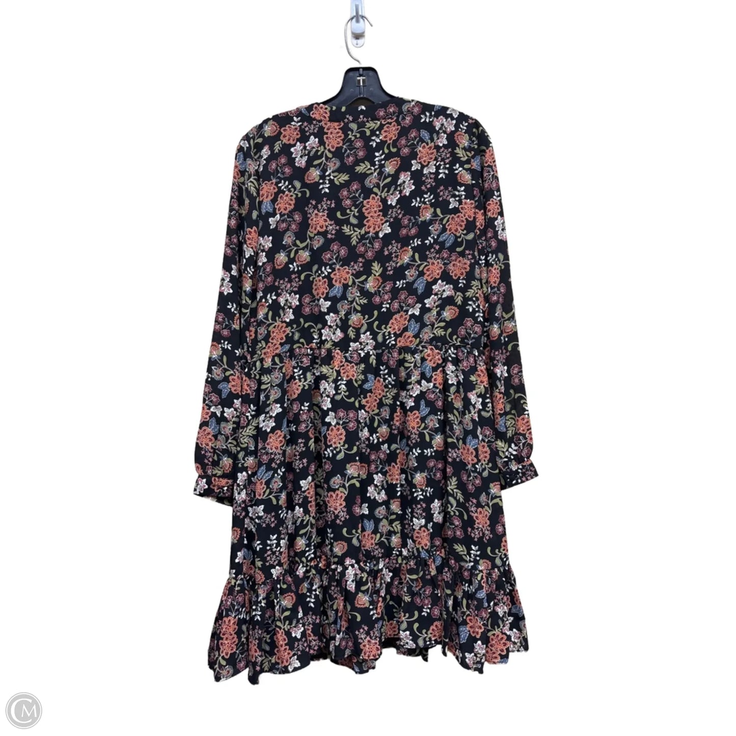 Dress Casual Midi By Vince Camuto In Floral Print, Size: S