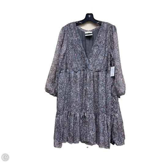 Dress Casual Short By Lucky Brand In Floral Print, Size: Xxl