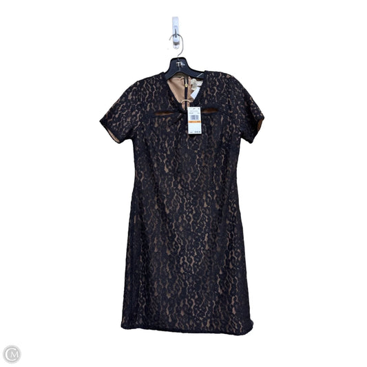 Dress Party Short By Michael By Michael Kors In Black & Tan, Size: Sp