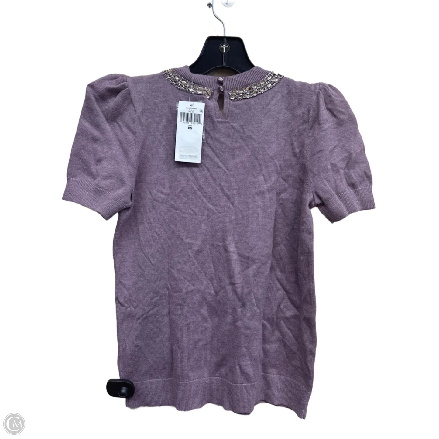 Top Short Sleeve By Lauren By Ralph Lauren In Purple, Size: Xs