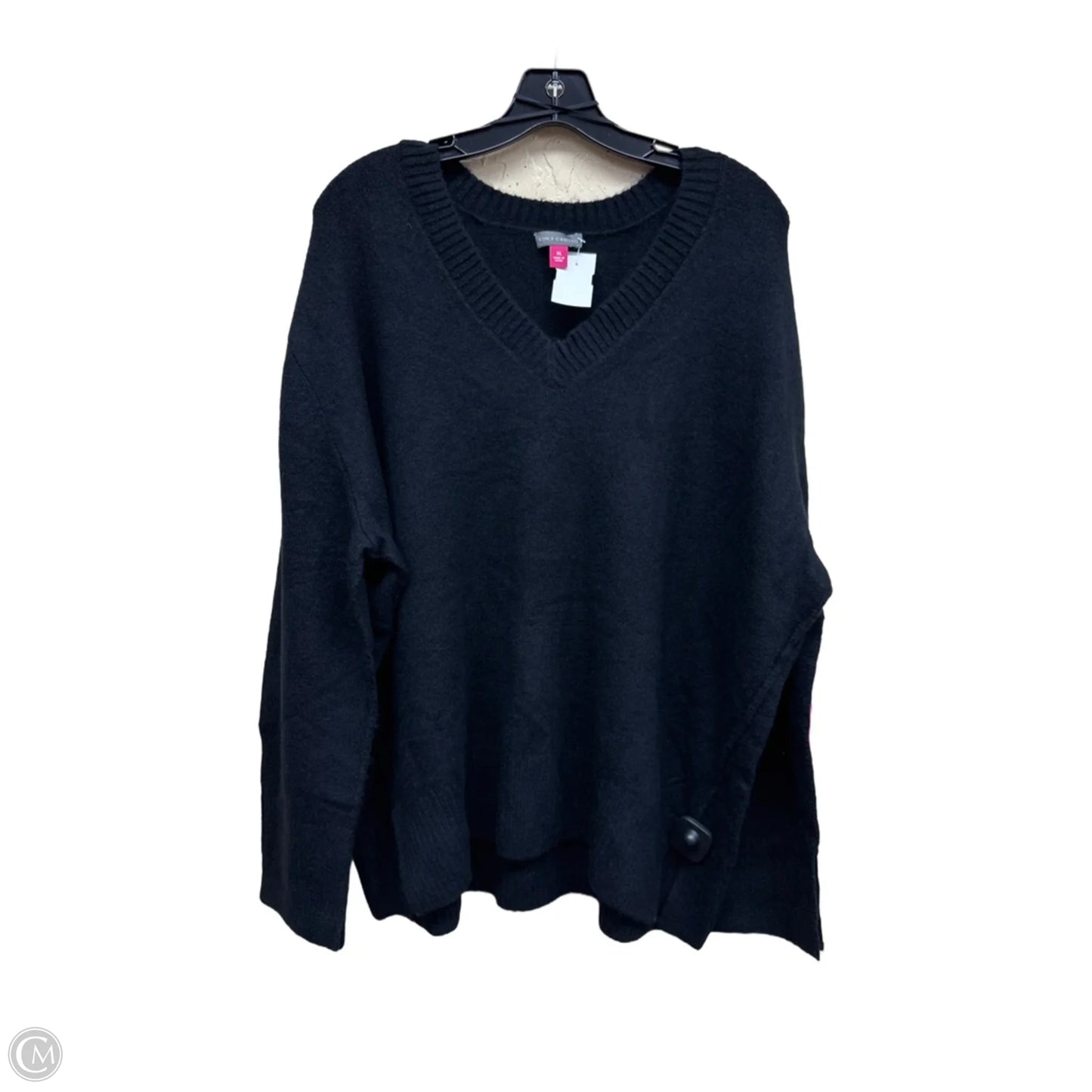 Sweater By Vince Camuto In Black, Size: Xl