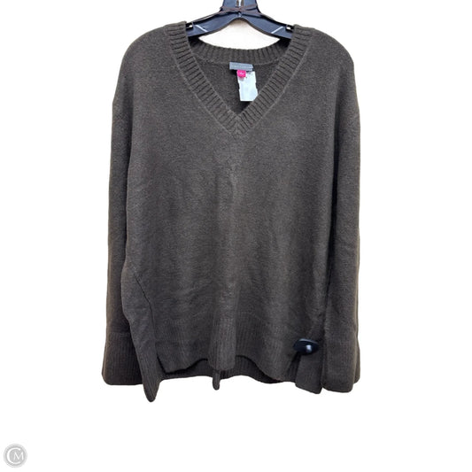 Sweater By Vince Camuto In Brown, Size: L