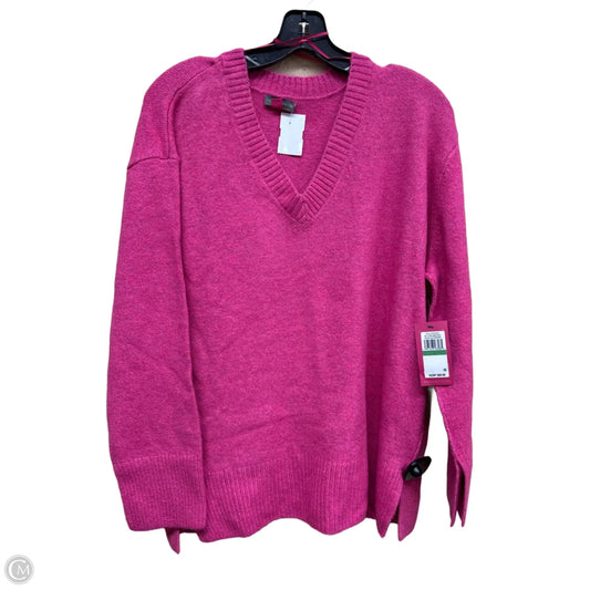 Sweater By Vince Camuto In Pink, Size: L