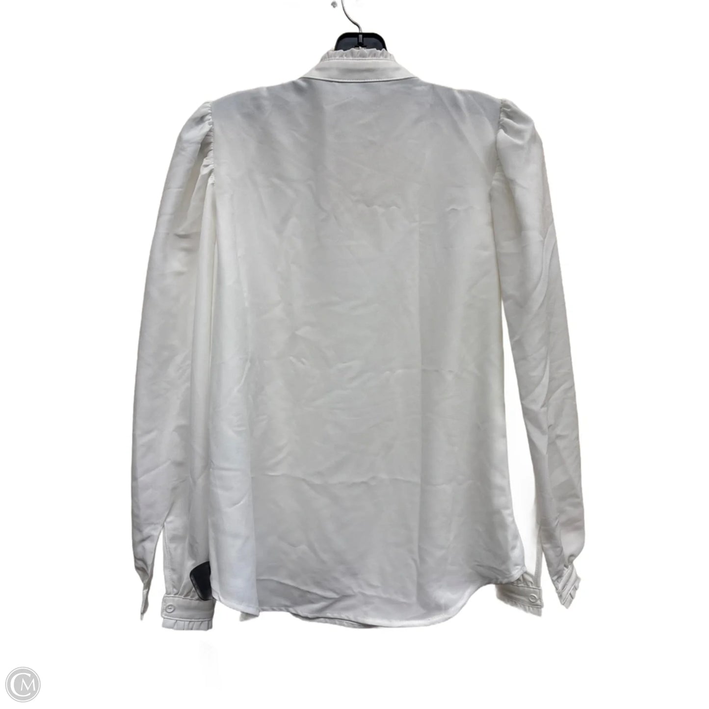 Top Long Sleeve By Alfani In White, Size: S
