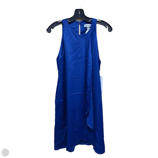Dress Party Midi By Calvin Klein In Blue, Size: 4