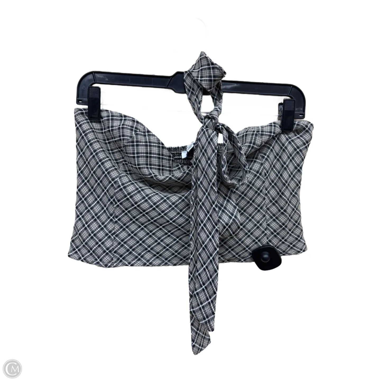 Top Sleeveless By Clothes Mentor In Plaid Pattern, Size: L