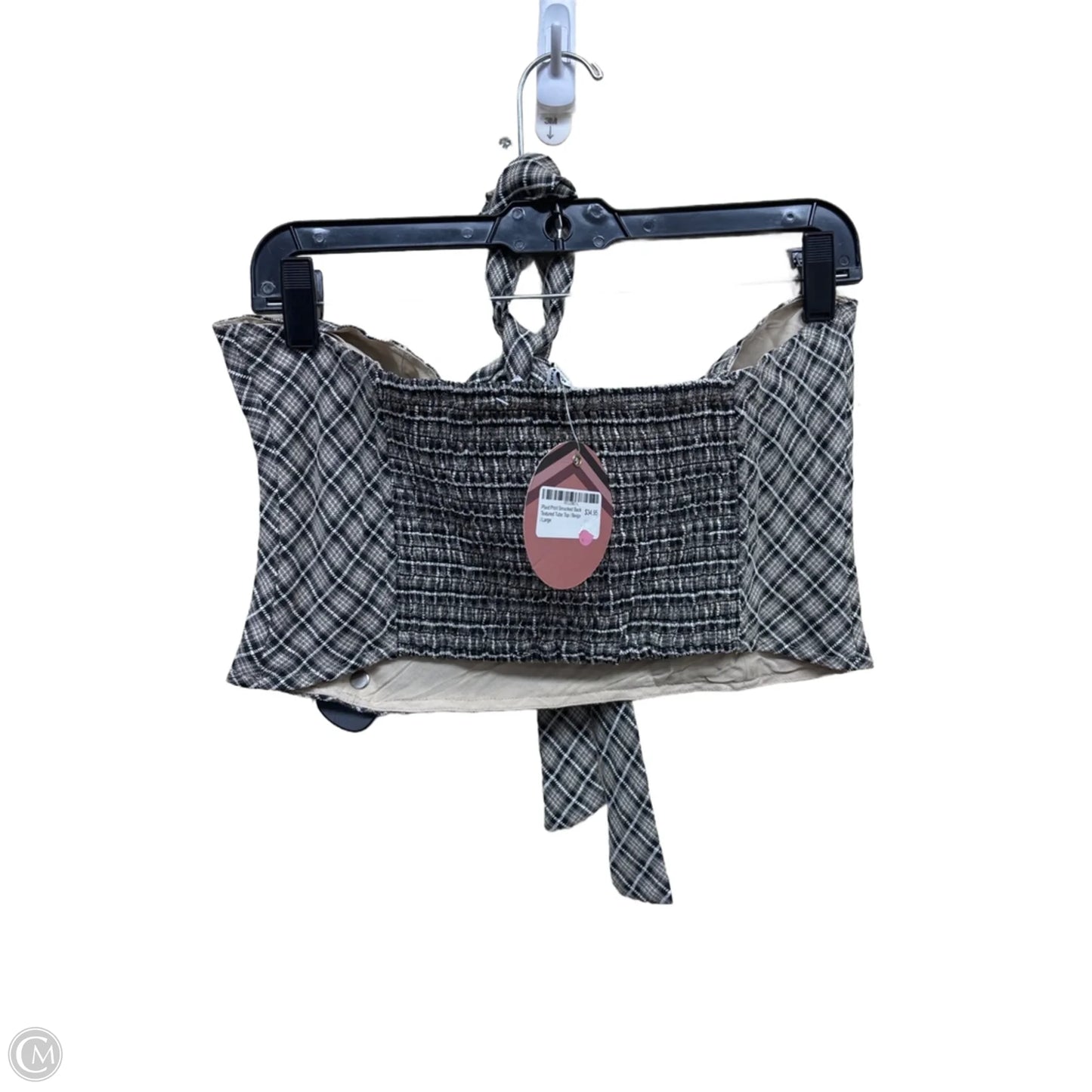 Top Sleeveless By Clothes Mentor In Plaid Pattern, Size: L