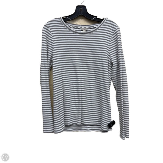 Top Long Sleeve By J. Crew In Striped Pattern, Size: L