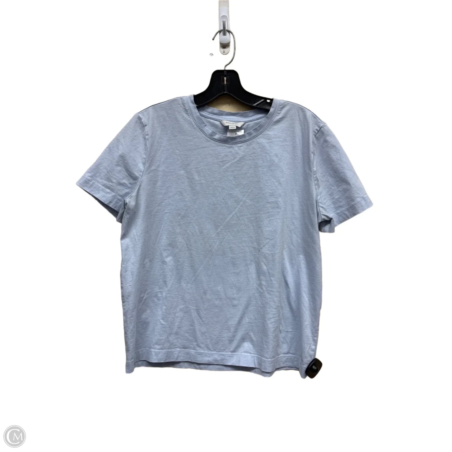 Top Short Sleeve By Banana Republic In Black, Size: M