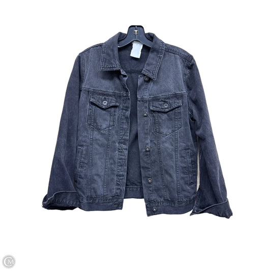 Jacket Denim By Wishlist In Black Denim, Size: L