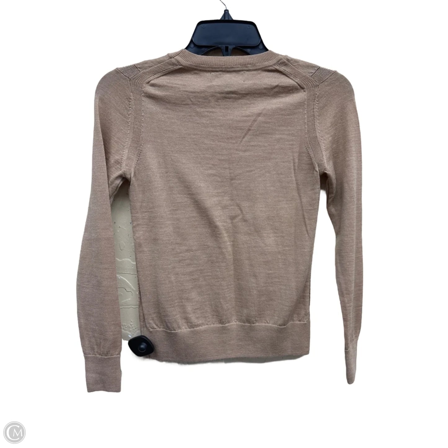 Top Long Sleeve By Banana Republic In Tan, Size: Xxs