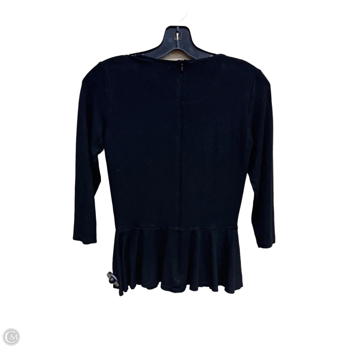 Top Long Sleeve By Vince Camuto In Black, Size: Xsp