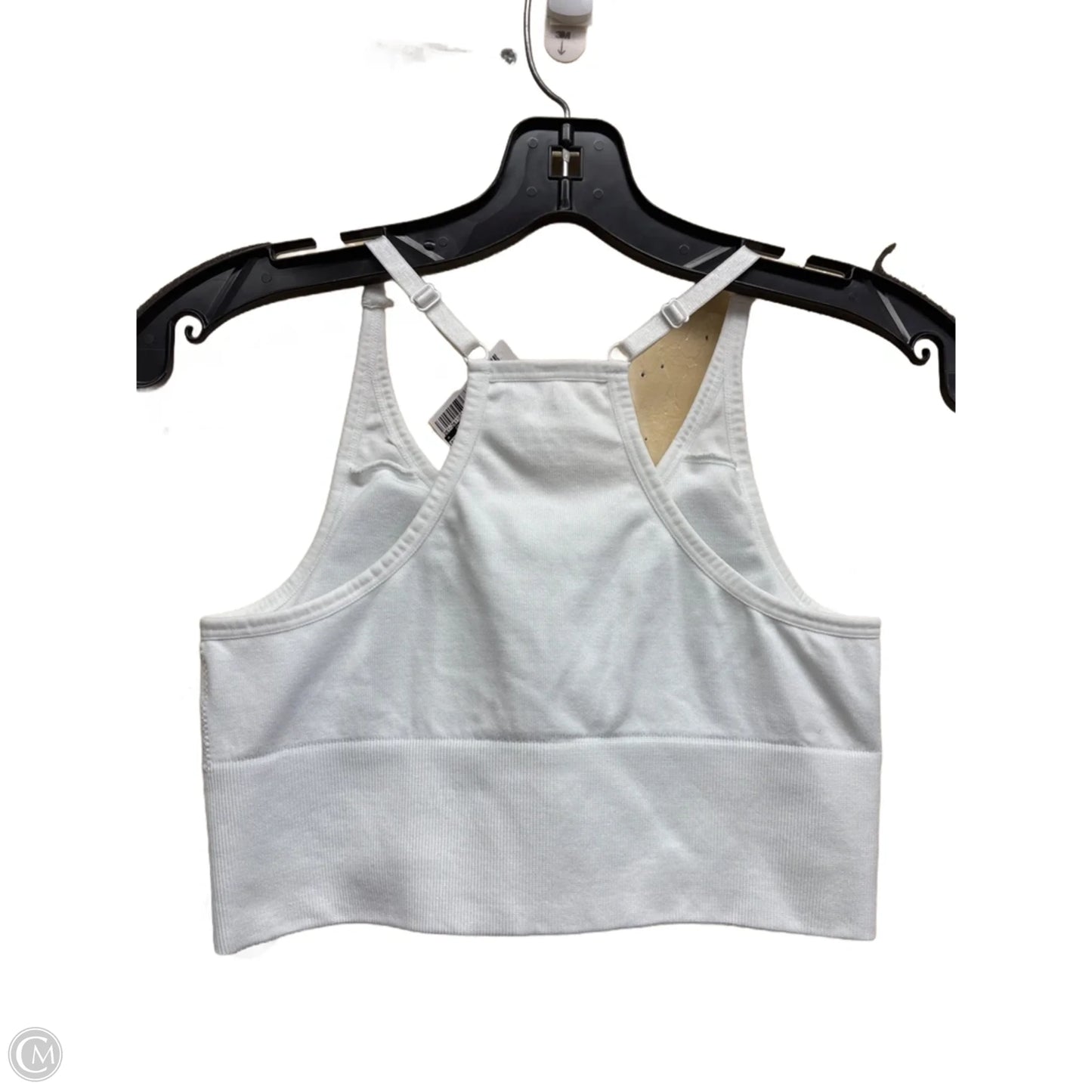 Athletic Bra By Clothes Mentor In White, Size: M