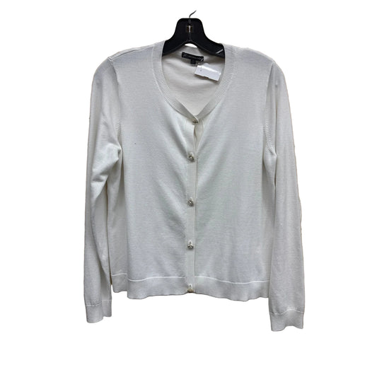 Cardigan By Adrianna Papell In White, Size: M