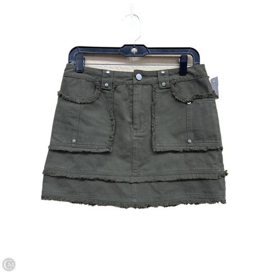 Skirt Mini & Short By Le Lis In Green, Size: S