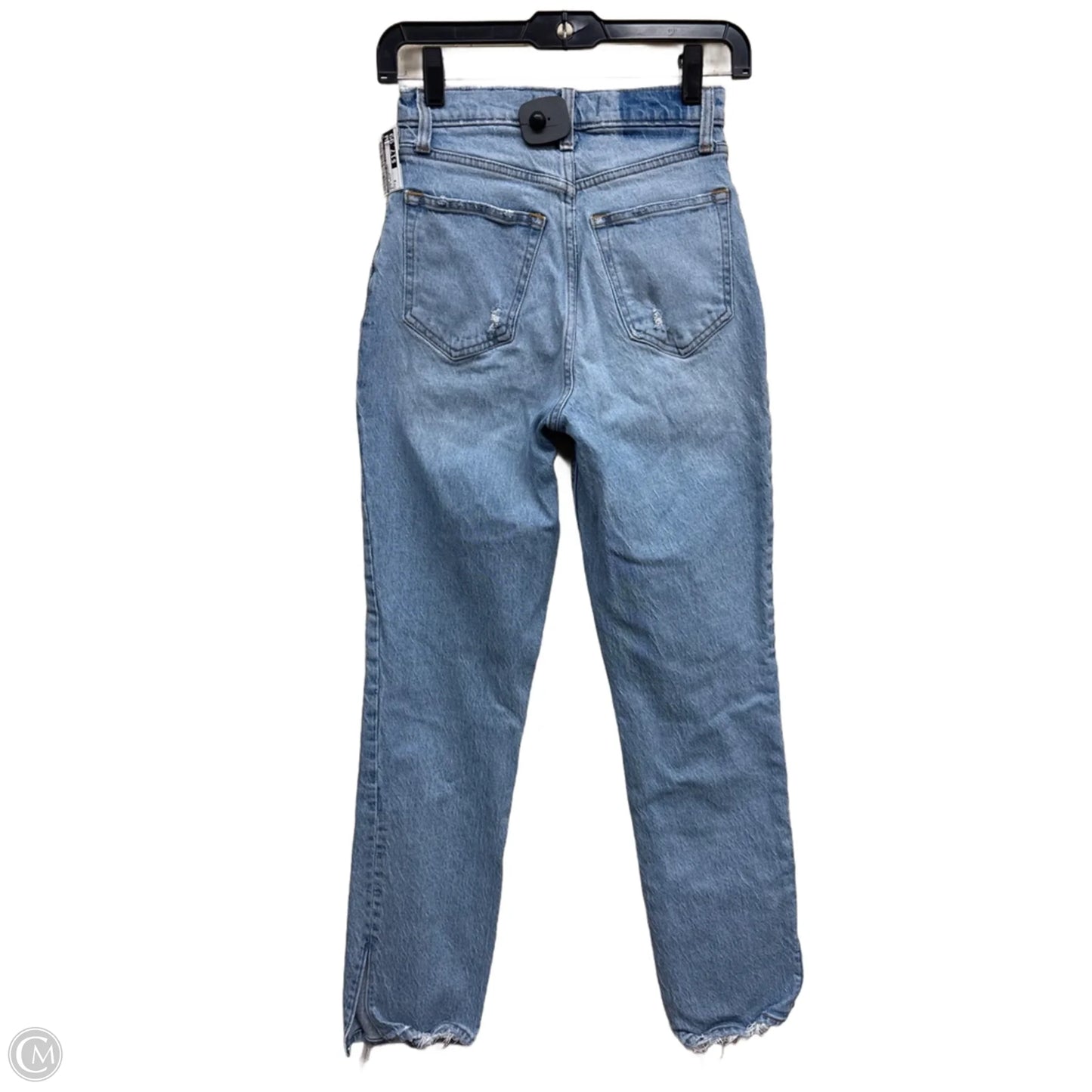Jeans Straight By Abercrombie And Fitch In Blue Denim, Size: 0