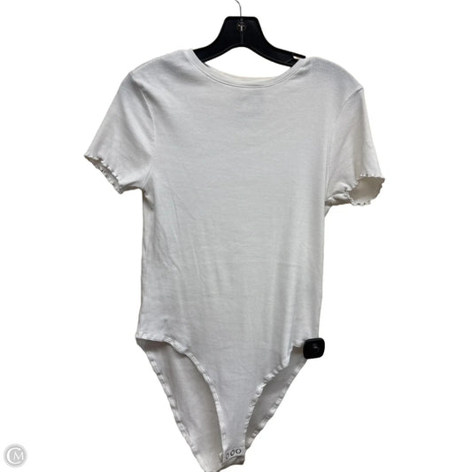 Bodysuit By Divided In White, Size: L