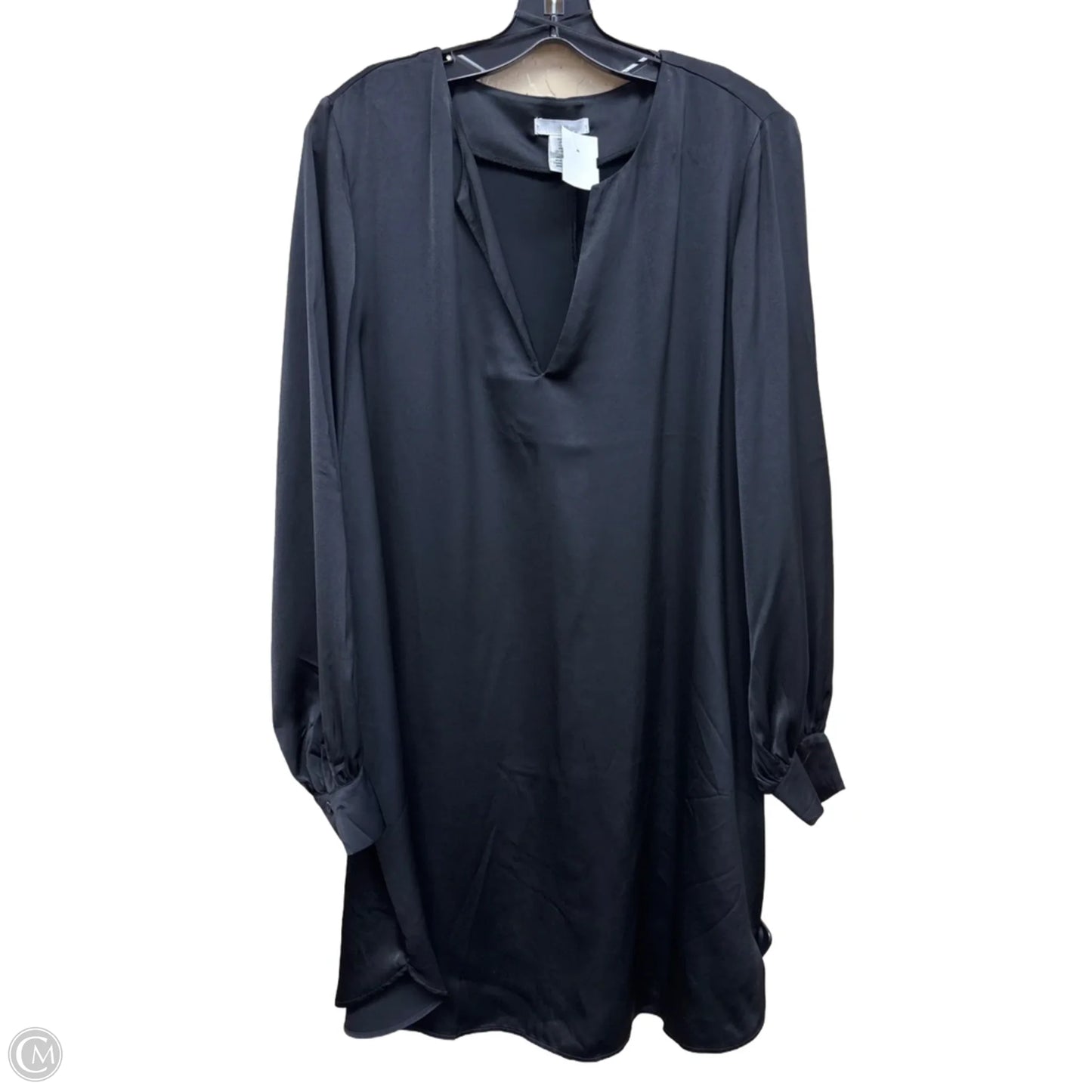 Dress Casual Midi By H&m In Black, Size: M