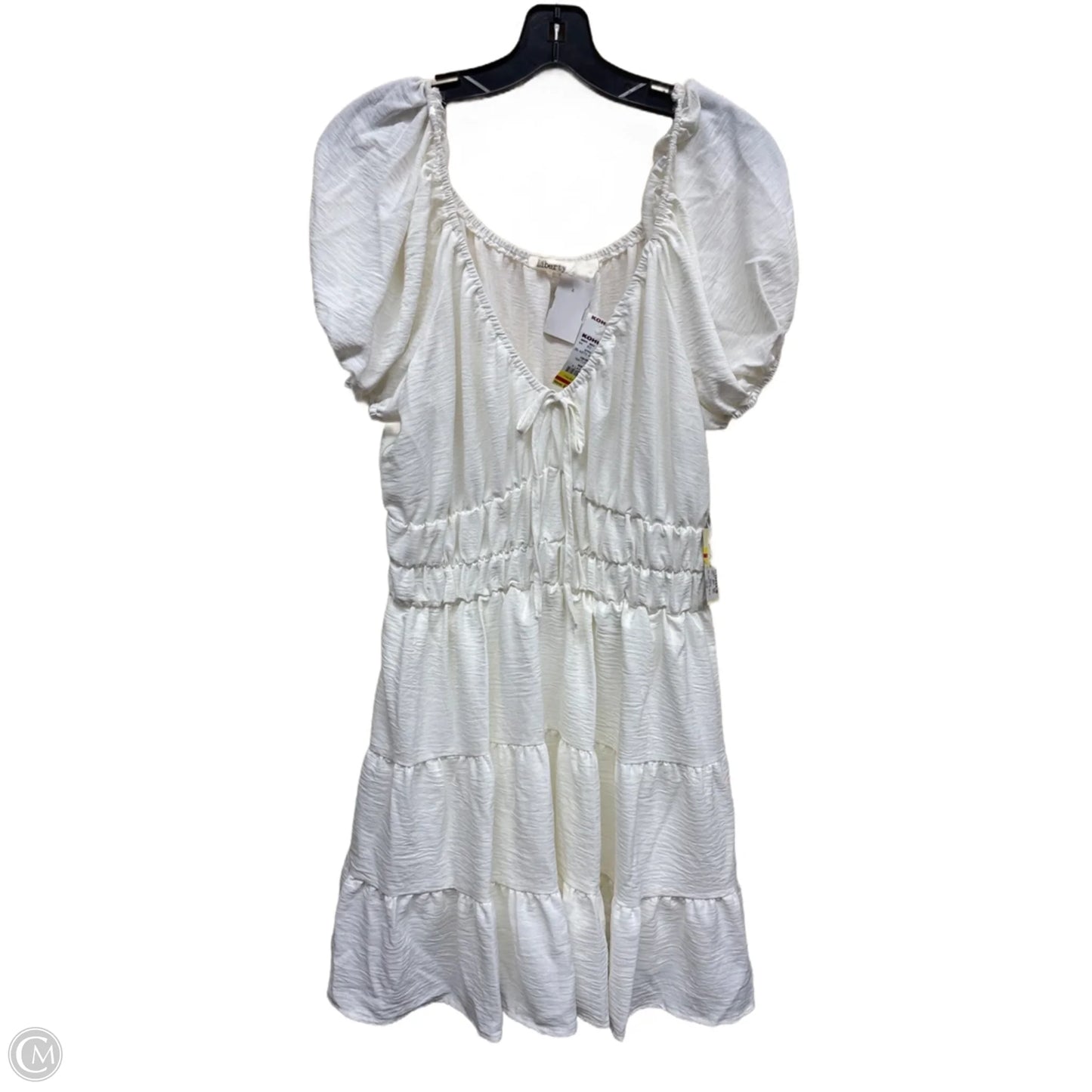 Dress Casual Midi By Liberty Love In White, Size: Xl