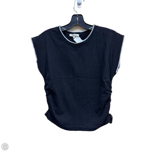 Top Sleeveless By Madewell In Black & White, Size: S