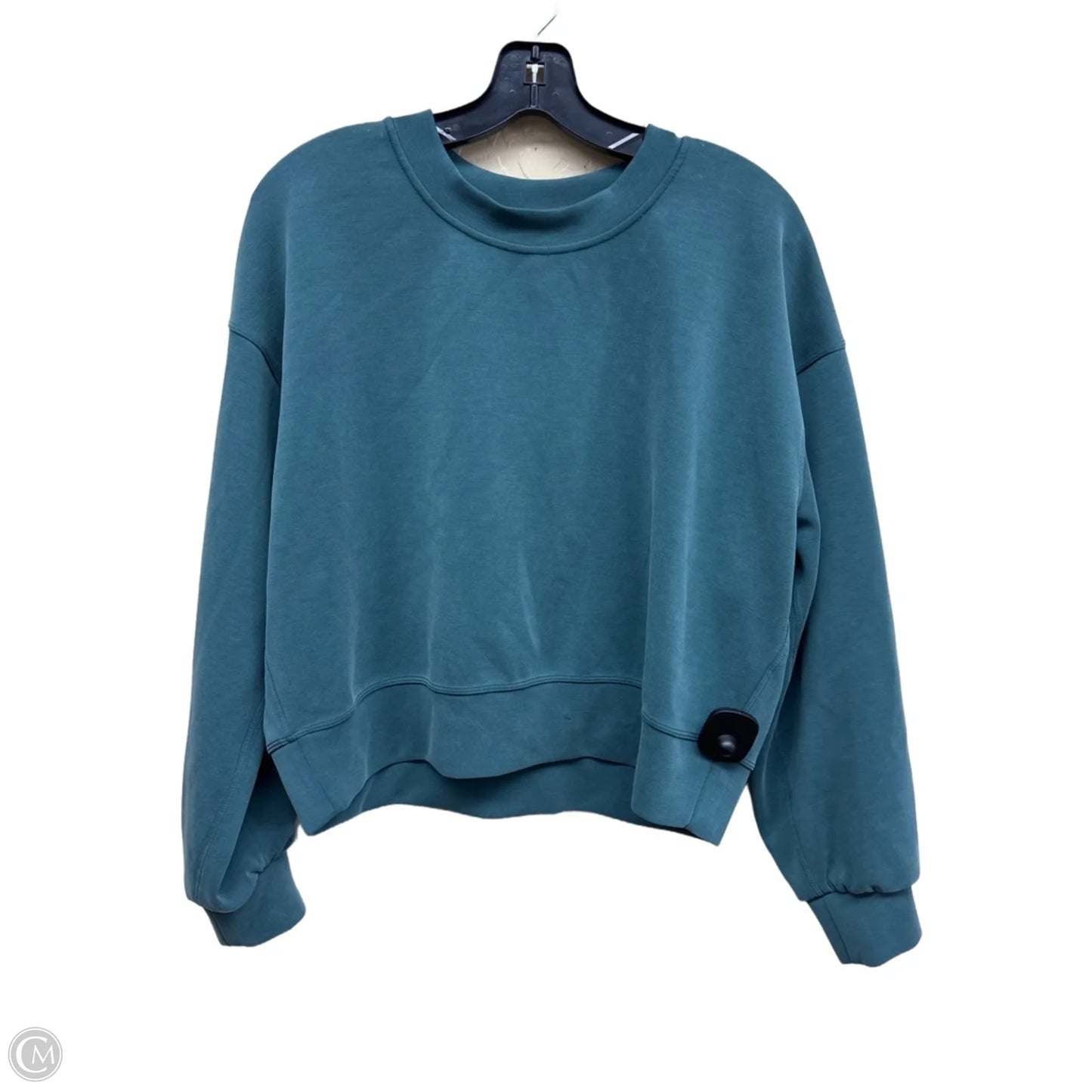 Top Long Sleeve By Lululemon In Green, Size: 6