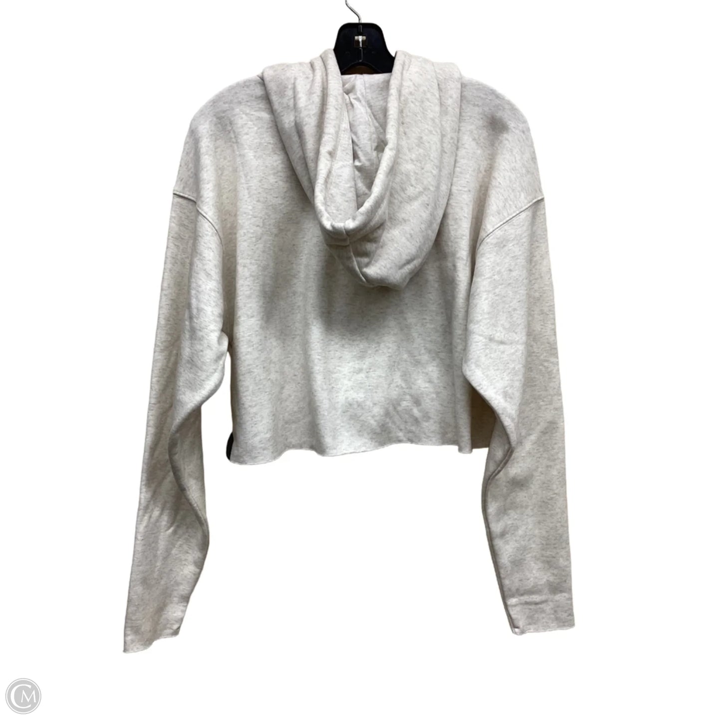 Athletic Sweatshirt Hoodie By Clothes Mentor In Cream, Size: S