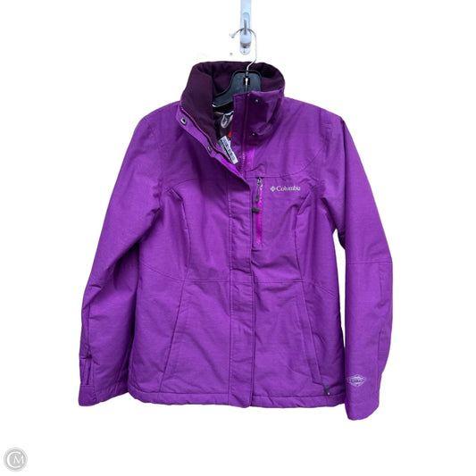 Jacket Puffer & Quilted By Columbia In Purple, Size: Xs