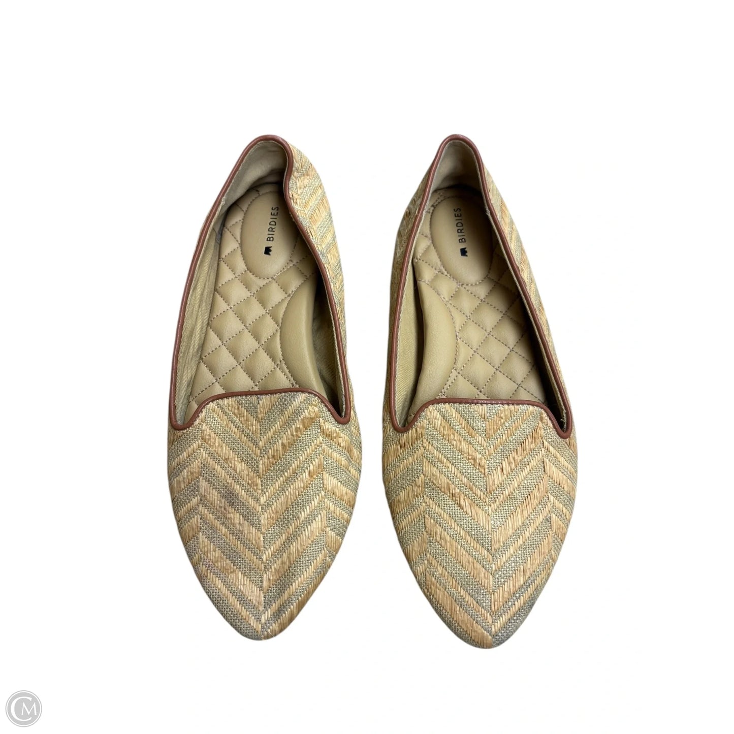 Shoes Flats By Clothes Mentor In Tan, Size: 8.5
