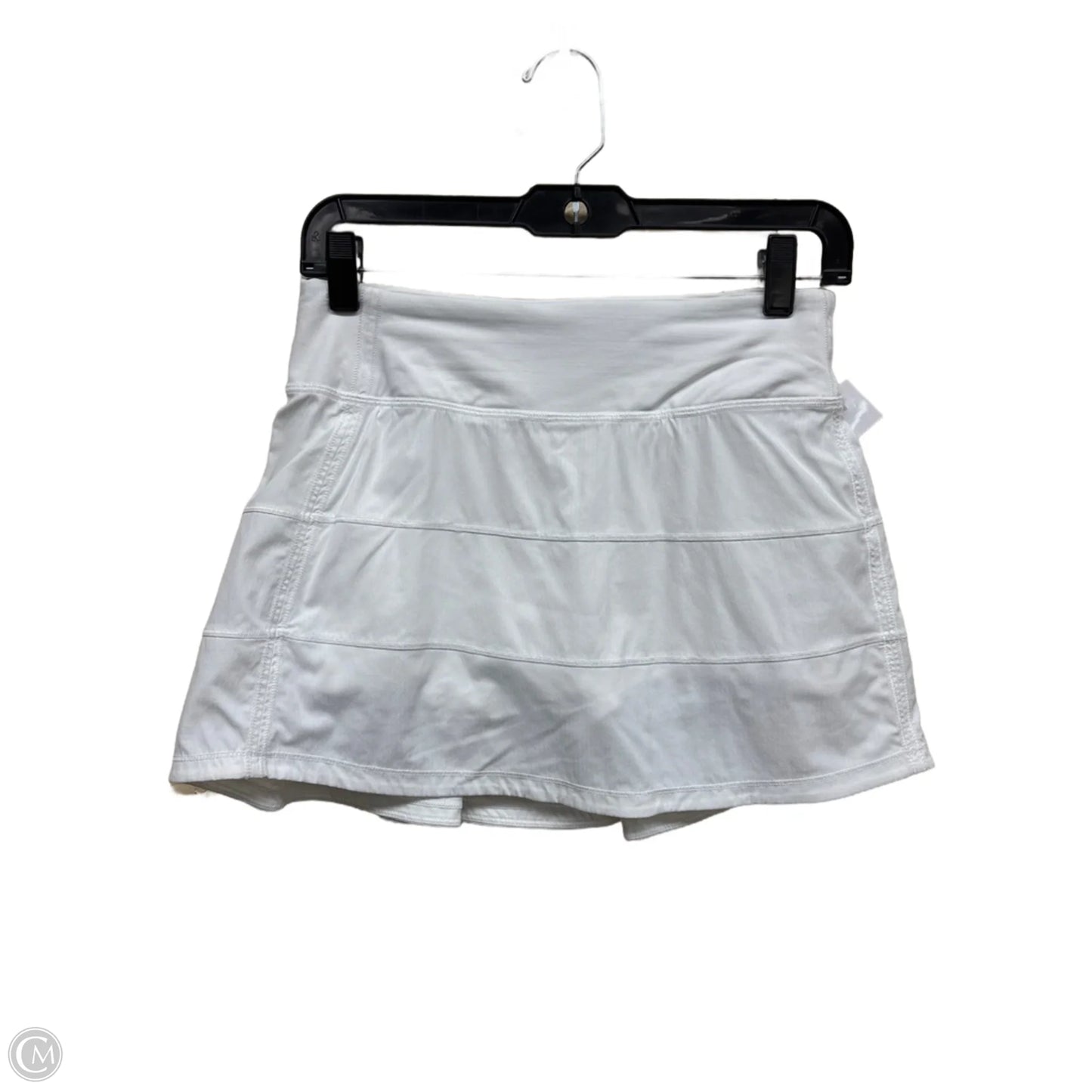 Athletic Skort By Lululemon In White, Size: 4