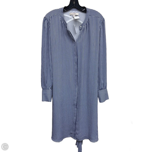 Dress Casual Midi By Loft In Striped Pattern, Size: Xl