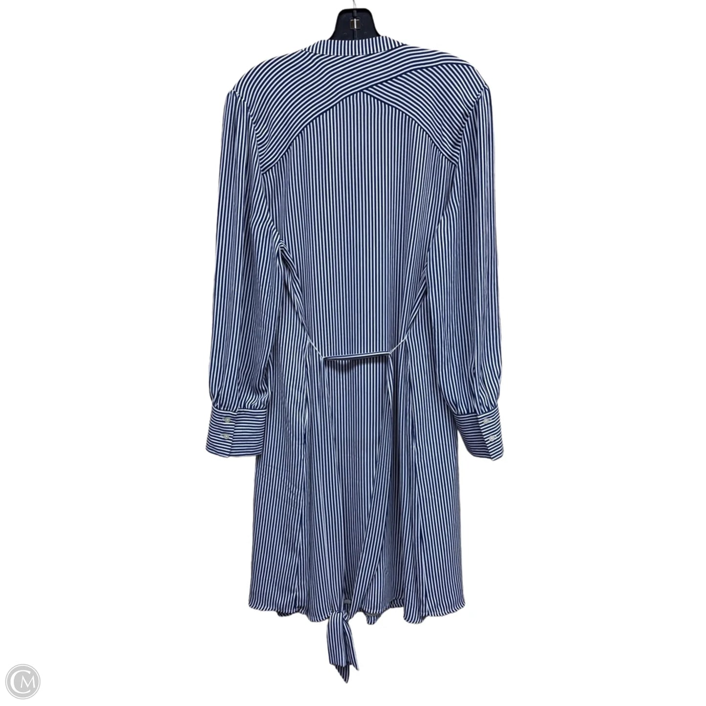 Dress Casual Midi By Loft In Striped Pattern, Size: Xl