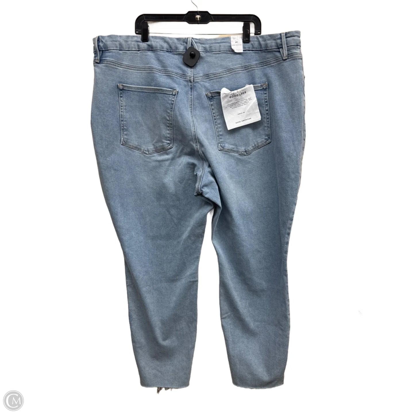 Jeans Straight By Good American In Blue Denim, Size: 24