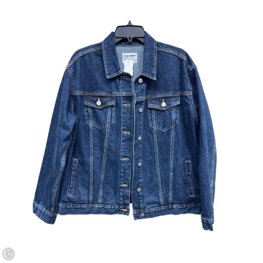 Jacket Denim By Old Navy In Blue Denim, Size: L