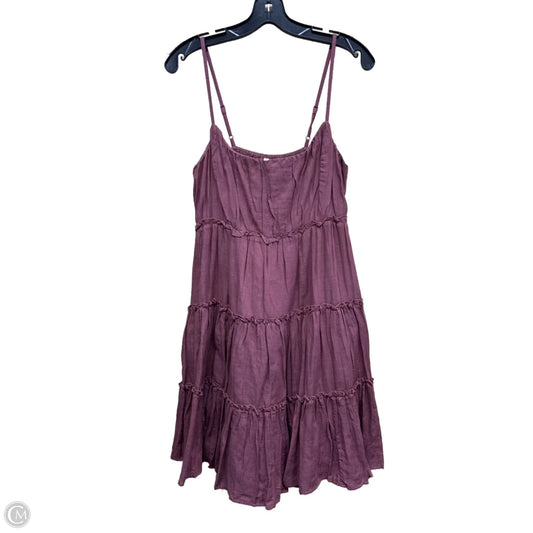 Dress Casual Midi By Lucky Brand In Purple, Size: M