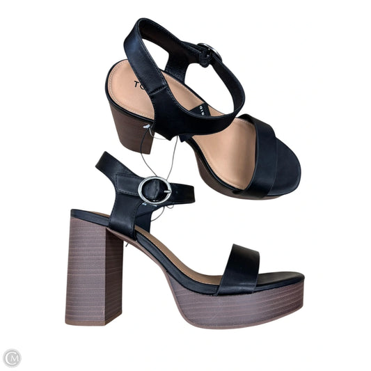 Sandals Heels Block By Torrid In Black, Size: 8.5