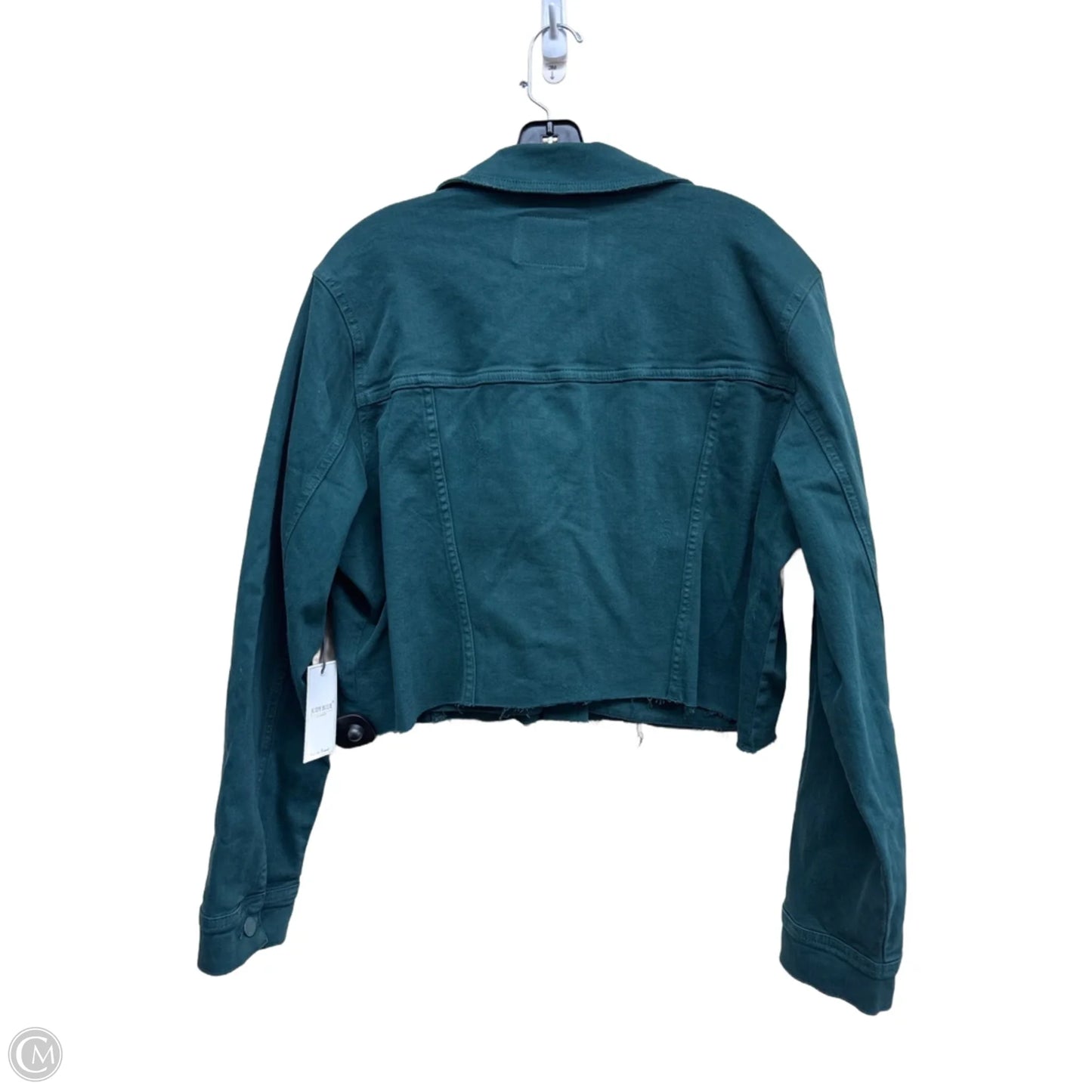 Jacket Denim By Judy Blue In Green Denim, Size: 1x