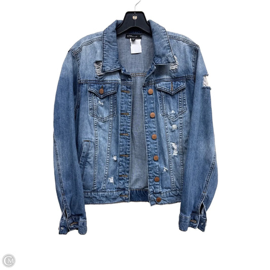 Jacket Denim By Sts Blue In Blue Denim, Size: Xs