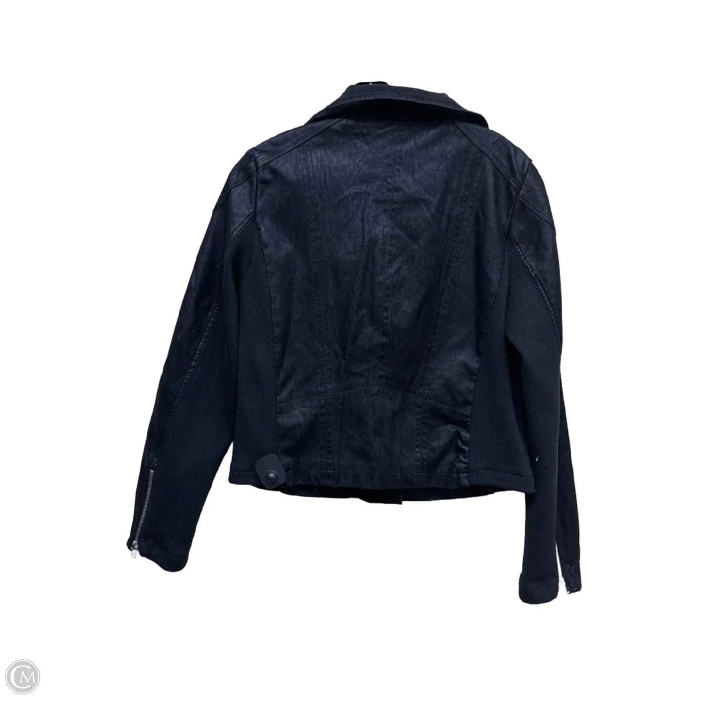 Jacket Moto By Harper In Black, Size: M