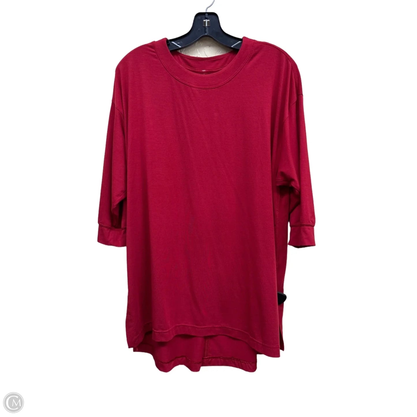 Top Long Sleeve By Athleta In Red, Size: M
