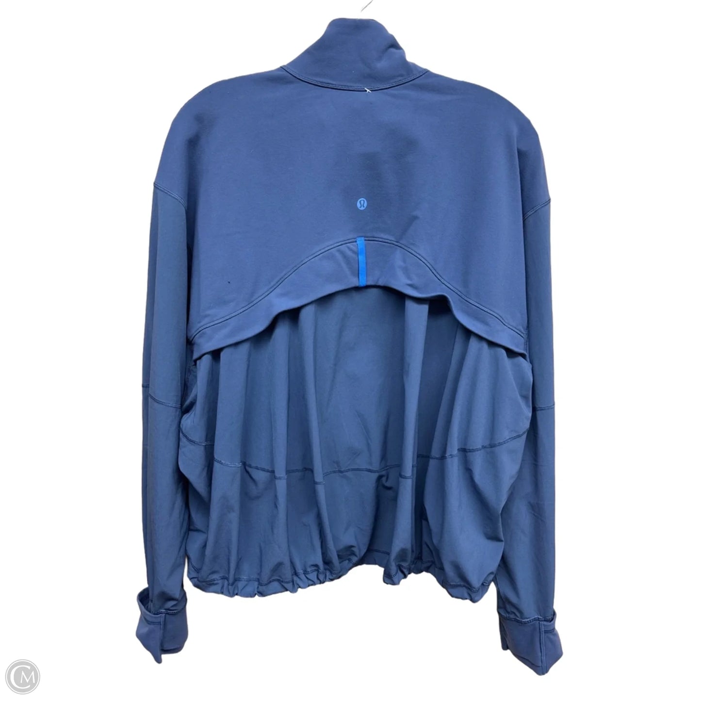 Athletic Jacket By Lululemon In Blue, Size: 4