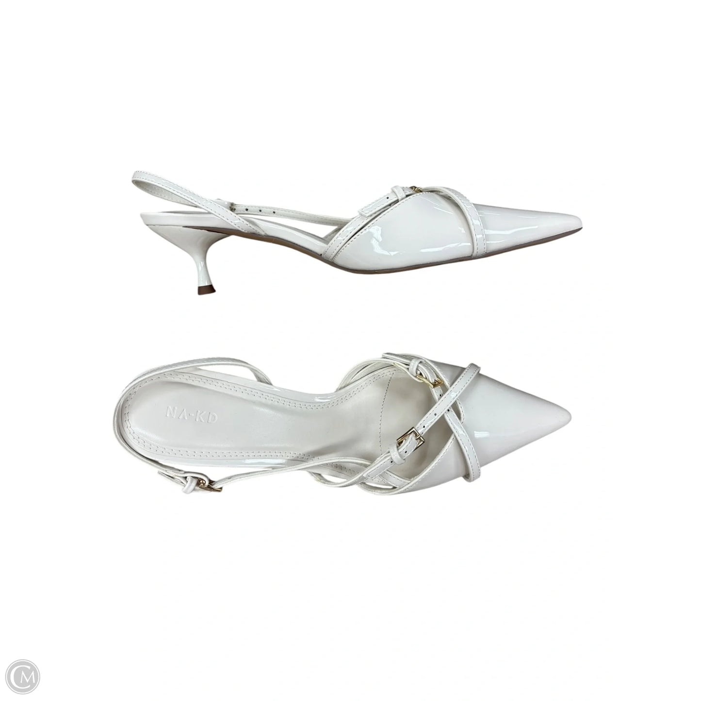 Shoes Heels Kitten By Clothes Mentor In Cream, Size: 8