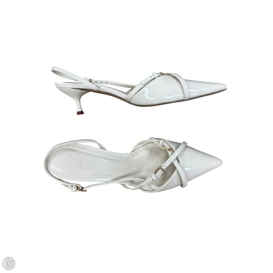 Shoes Heels Kitten By Clothes Mentor In Cream, Size: 8